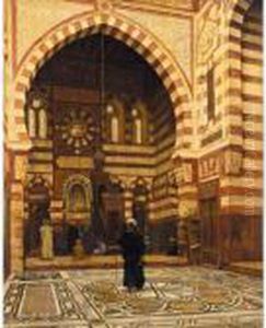 Mosque Of Ezbeck, Cairo, Egypt by Aloysius C. O'Kelly