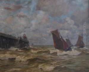 Boats By A Pier