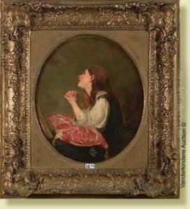 Jeune Fille En Priere by Henry Nelson O'Neil