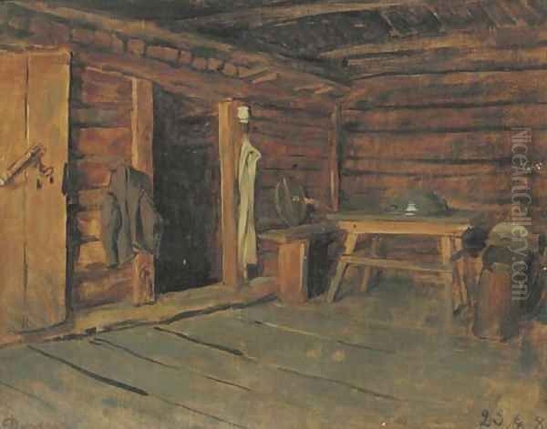 Eine Kasestube a cabin interior - view 1
