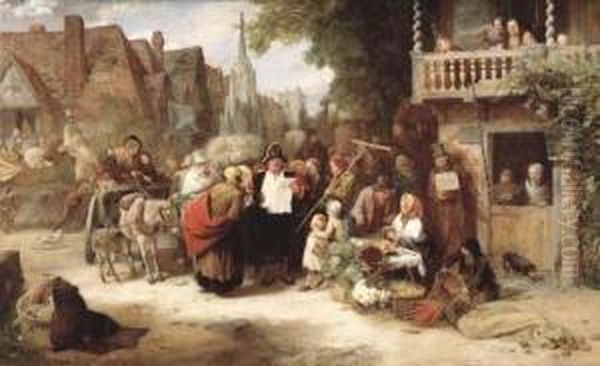 Market Day, The Arrival Of The Hippodrome - view 1