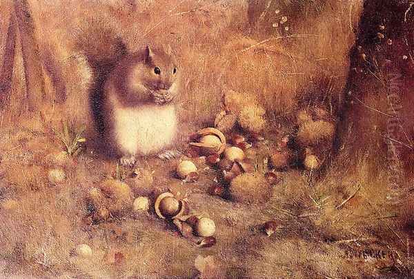 Squirrel with Nuts - view 1