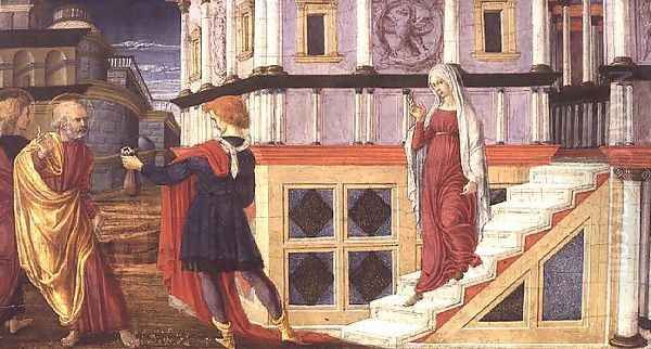 Simon Magus Offering St. Peter Money, 1470-75 - view 1