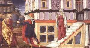 Simon Magus Offering St. Peter Money, 1470-75