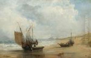Trawlers On Crosby Beach