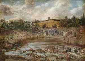 Falls On The Tees by John Wright Oakes