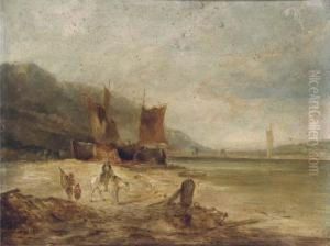 Afternoon On The Devonshire Coast by John Wright Oakes