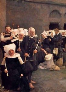 The Pardon in Brittany by Pascal-Adolphe-Jean Dagnan-Bouveret