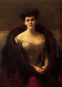 Portrait of Princess O. V. Paley (or Countess Hohenfelsen)