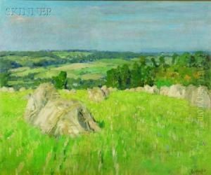 Haystacks by George Oberteuffer