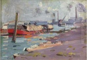 Peniches Sur La Seine