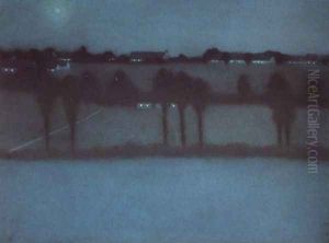 Nocturnal Effect by William Degouve de Nuncques