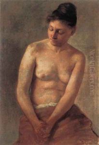 Ulo akt by Lajos Deak-Ebner