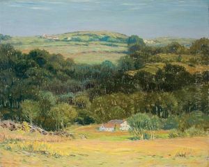 Summer Landscape In Connecticut by Leonard Ochtman