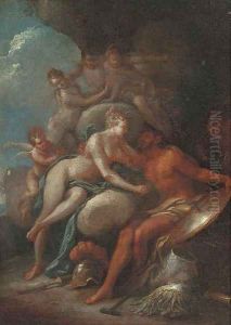 Venus in the forge of Vulcan by Michele Da Parma (see Rocca)