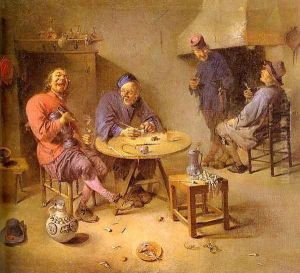 Barroom 1665 by Abraham Diepraam
