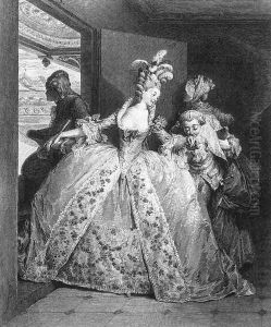 Les Adieux 1783 by Nicolas Delaunay (see Launay, Nicolas de)