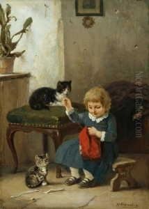 Signiert Unten Rechts: H. Oehmichen. by Hugo Oehmichen