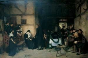 Trauernde Gesellschaft. by Hugo Oehmichen