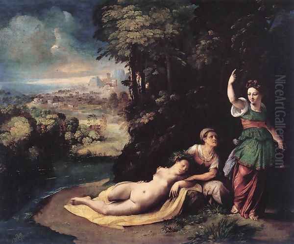 Diana and Calisto c. 1528 - view 1