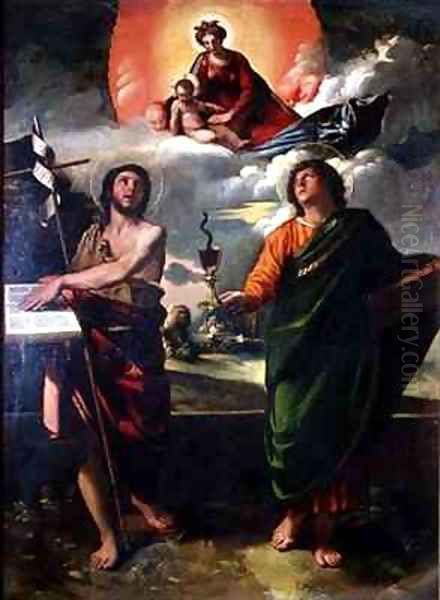 The Apparition of the Virgin to the Saints John the Baptist and John the Evangelist - view 1