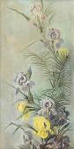 Irises by Frans David Oerder