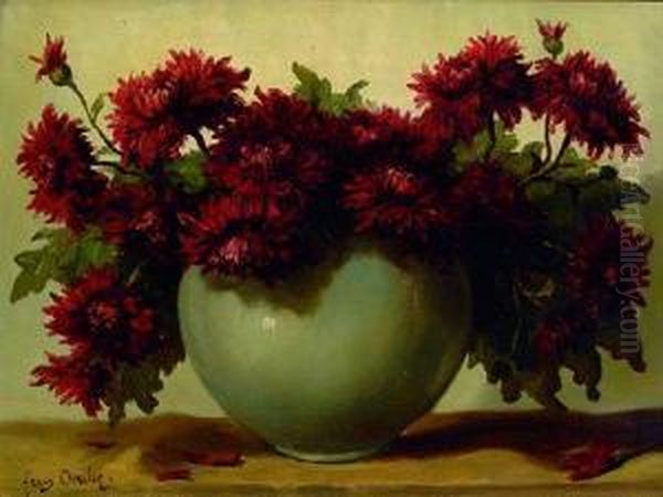 Still-life With Crysanthemum In A Vase - view 1