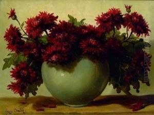 Still-life With Crysanthemum In A Vase