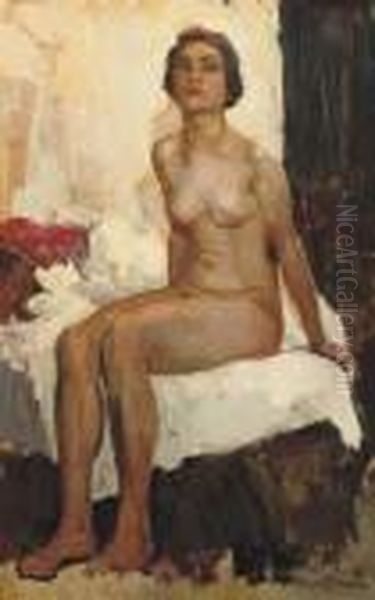 Seated Nude - view 1