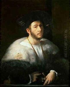 Portrait of a man possibly Cesare Borgia 1476-1507 by Dosso Dossi