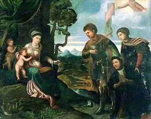 Madonna and Child with John the Baptist and other Saints