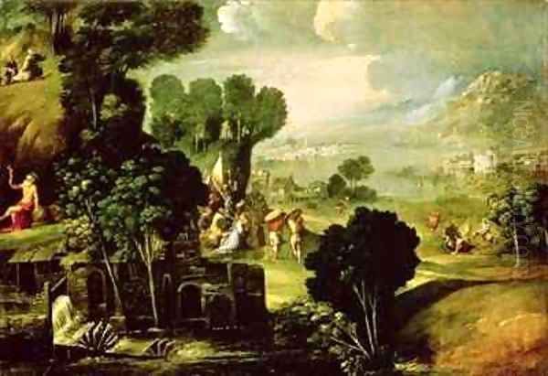 Landscape with Saints - view 1