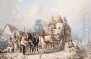 Travellers On Country Lanes by William, Dover Of Burgess