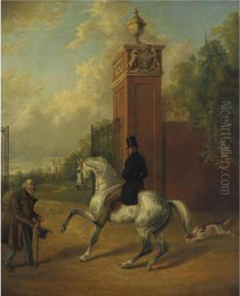 Henry Thomas, Third Earl Of Chichester Entering The Gate Of Starmer, Sussex - view 1