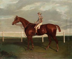 Barefoot With Jockey Up by Edwin, Beccles Of Cooper