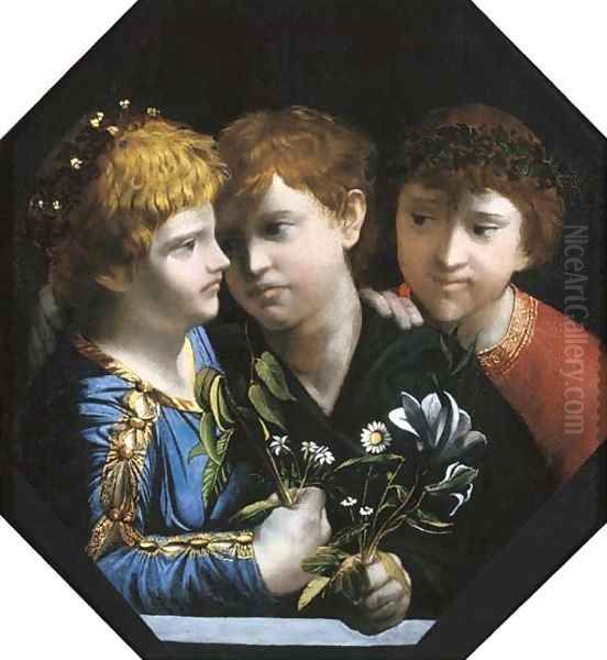 An allegory with three boys Sacred and Profane Love - view 1