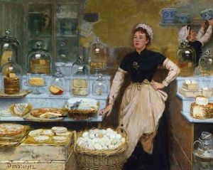 The Cheese Vendor by Edouard-Jean Dambourgez