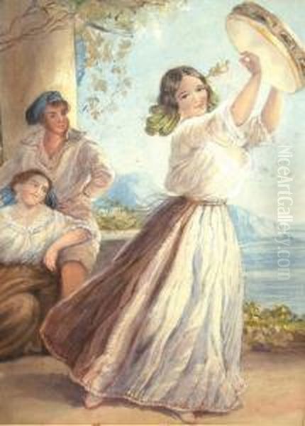 The Tambourine Girl - view 1
