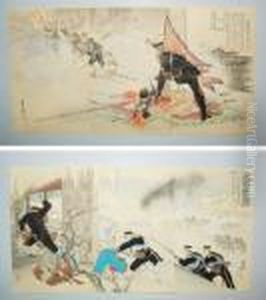 Triptyques by Ogata Gekko