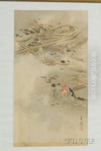 Scene Of The Aftermath Of The Gifu Earthquake