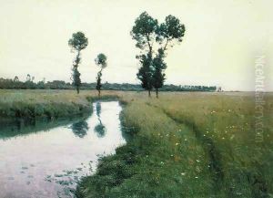 The Path Along the River, 1890 by Charles Harold Davis
