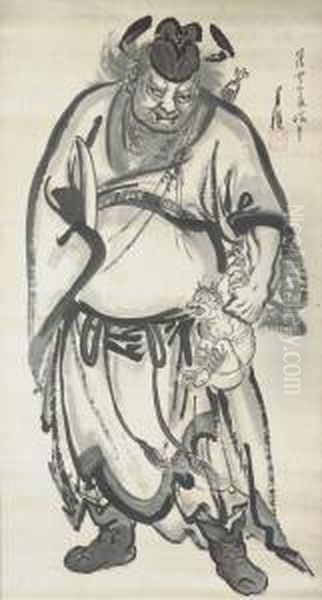 Shoki And Oni - view 1