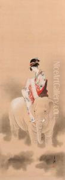 The Courtesan Of Eguchi As The Bodhisattva Samantabhadra(fugen) - view 1