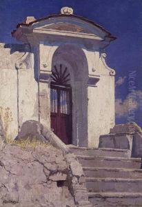 Brama Ogrodowa W Amalfi by Edward Okun