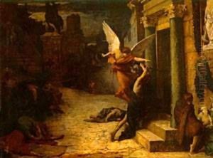 Peste à Rome (The Plague of Rome) (or The Angel of Death) by Jules-Elie Delaunay