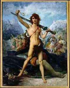 David Triumphant by Jules-Elie Delaunay