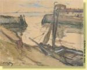 Entree Du Port De Veere by Auguste Oleffe