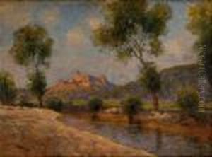 Krajina S Hradom by Ferenc Olgyay