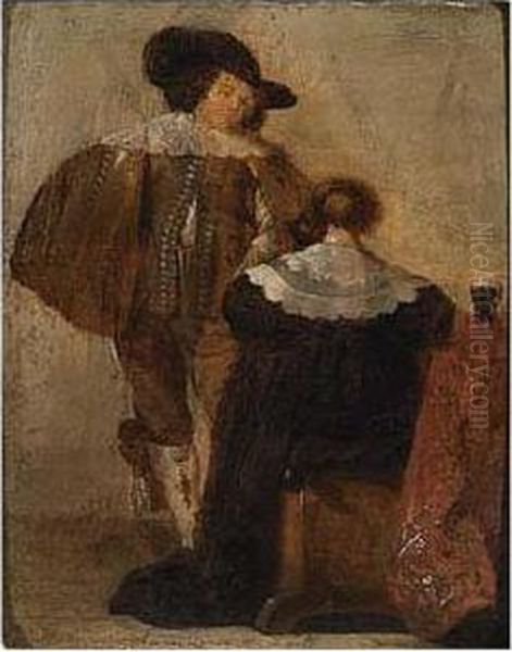 An Elegant Couple Seated At A Table - view 1