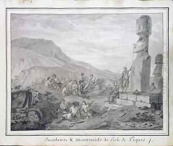 Islanders and Monuments of Easter Island - view 1